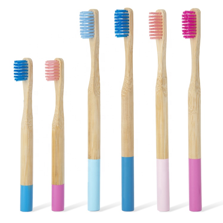 Wholesale-family-set-round-bamboo-toothbrush
