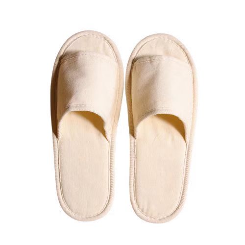 Biodegradable open toe hotel slipper