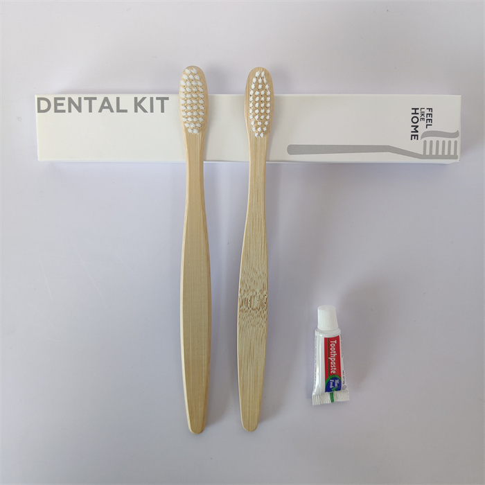 BAMBOO TOOTHBRUSH WITH 5G TOOTHPASTE