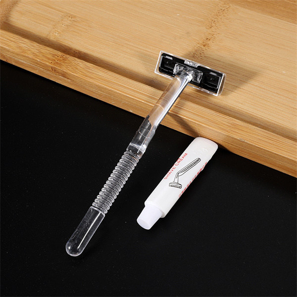 YZEN-DS-42 hotel shaving set with 6g cream