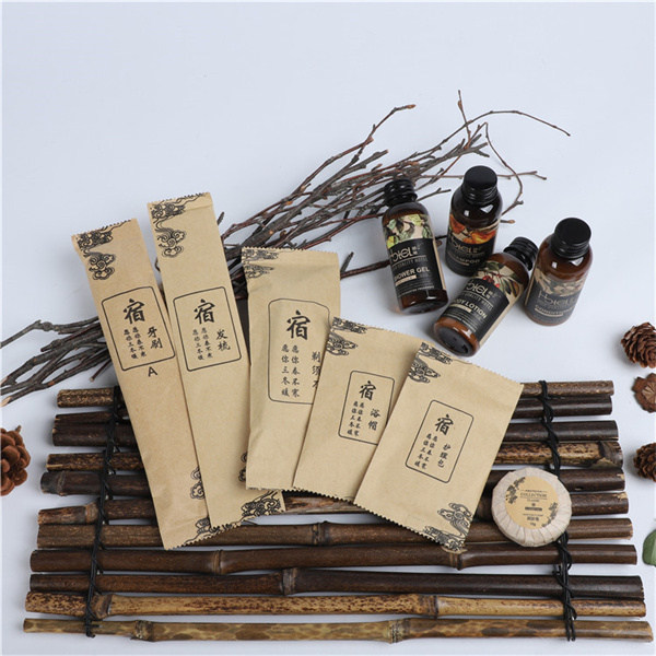 Eco Amenities kraft paper packing 