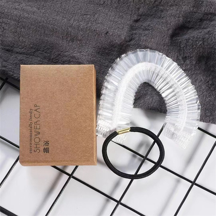 YZEN-SC 14 Kraft paper box packing shower cap