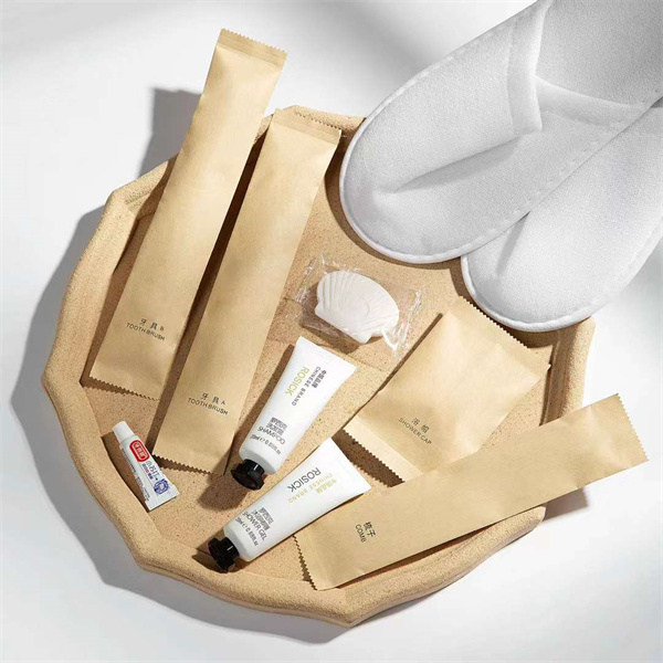 Hotel bamboo amenities