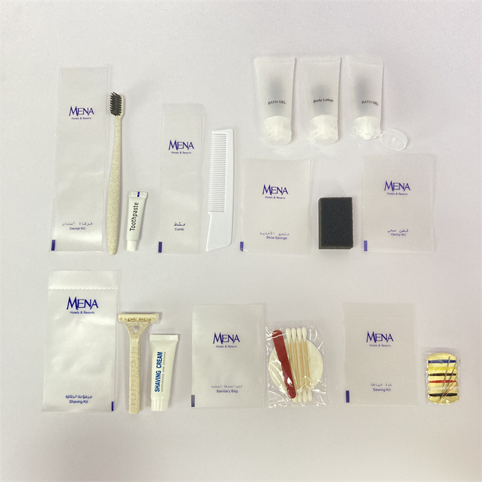 Hotel toilet bath sets disposable hotel bathroom guest room toiletries amenities