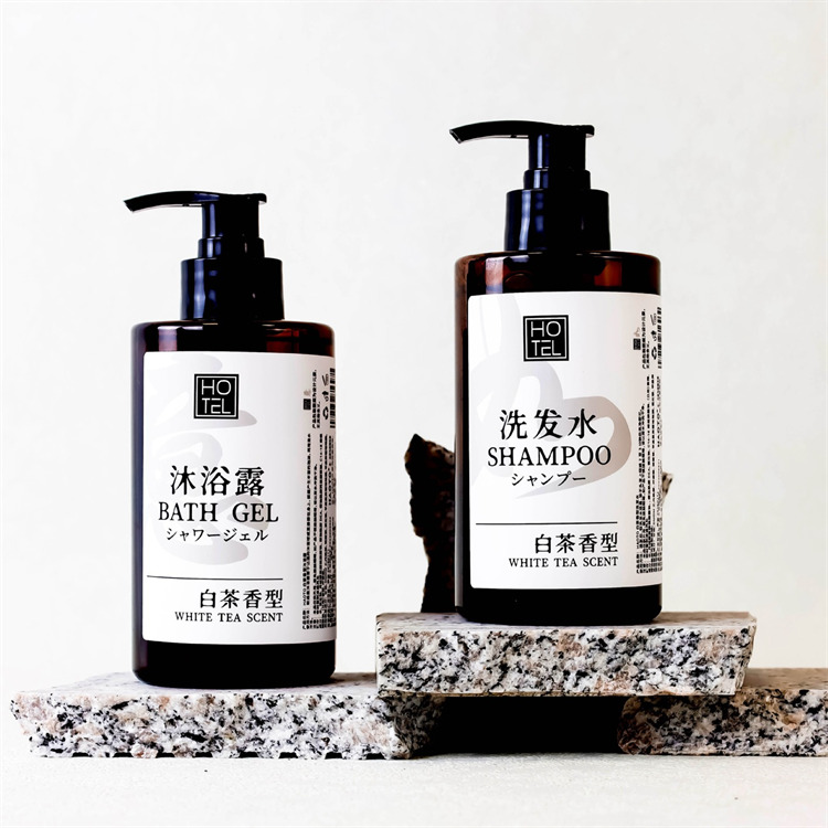 YZEN-BO-106 hotel conditioning shampoo bottle