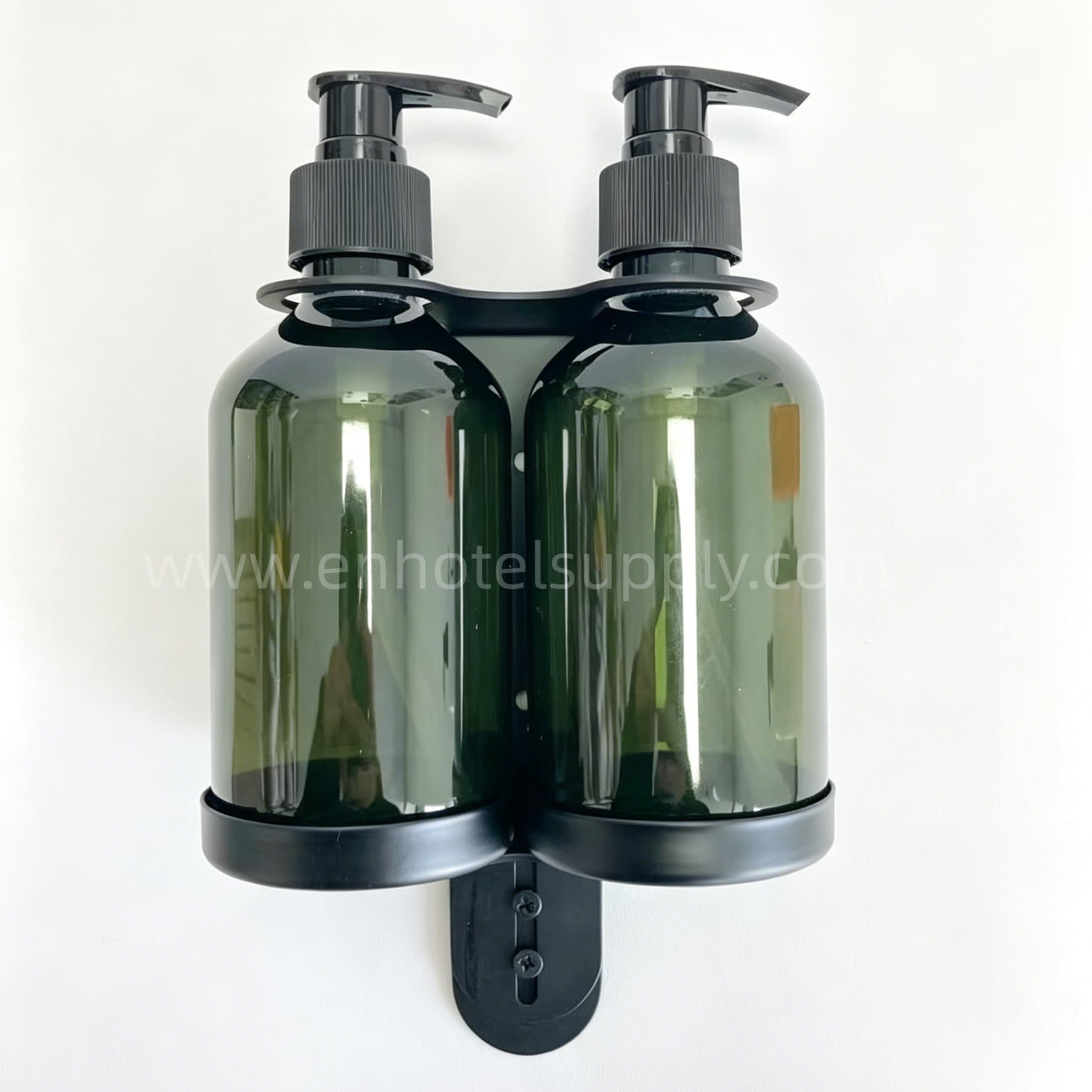 Double Wall-Mounted Soap Dispenser